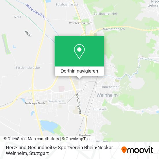 Herz- und Gesundheits- Sportverein Rhein-Neckar Weinheim Karte