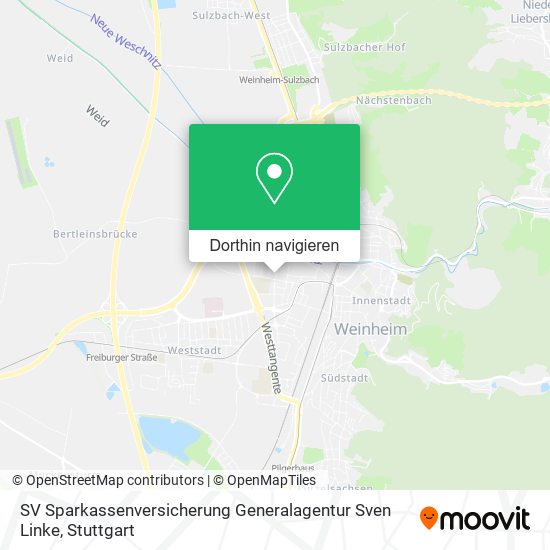 SV Sparkassenversicherung Generalagentur Sven Linke Karte