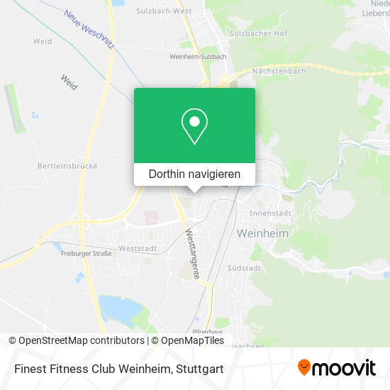 Finest Fitness Club Weinheim Karte