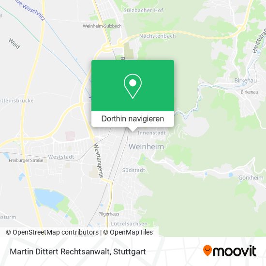 Martin Dittert Rechtsanwalt Karte