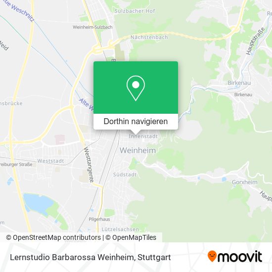 Lernstudio Barbarossa Weinheim Karte