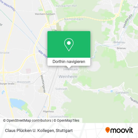 Claus Plücken U. Kollegen Karte
