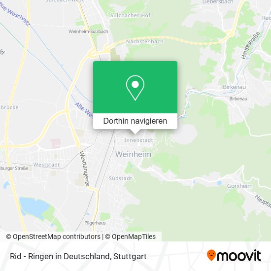 Rid - Ringen in Deutschland Karte