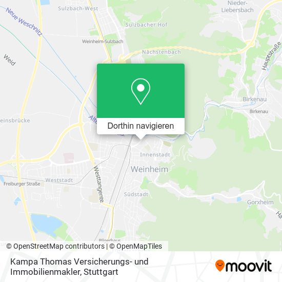 Kampa Thomas Versicherungs- und Immobilienmakler Karte