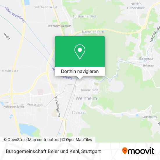 Bürogemeinschaft Beier und Kehl Karte