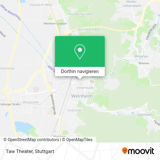 Taw Theater Karte