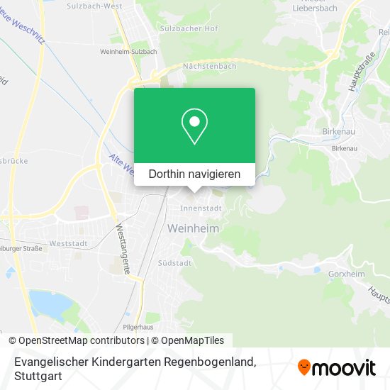 Evangelischer Kindergarten Regenbogenland Karte