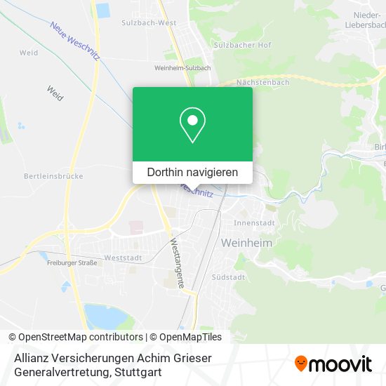 Allianz Versicherungen Achim Grieser Generalvertretung Karte