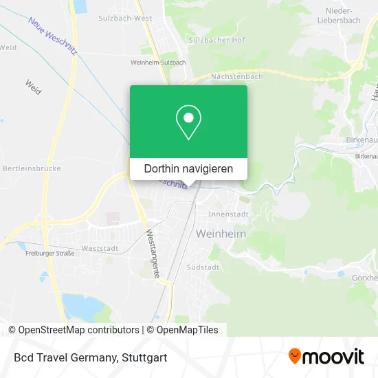 Bcd Travel Germany Karte