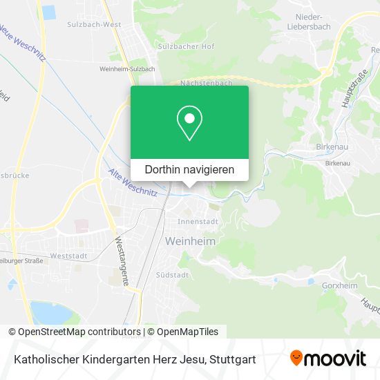 Katholischer Kindergarten Herz Jesu Karte