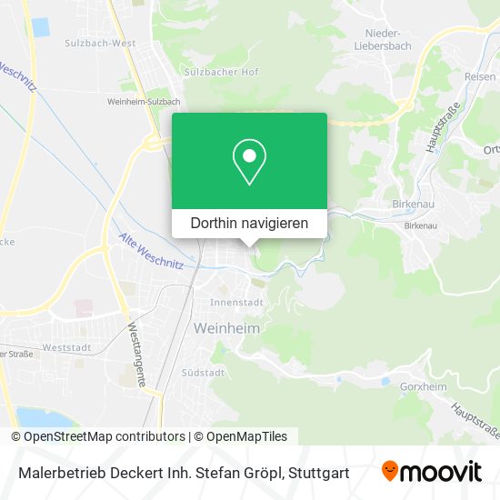 Malerbetrieb Deckert Inh. Stefan Gröpl Karte