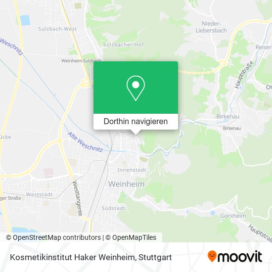 Kosmetikinstitut Haker Weinheim Karte