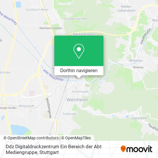 Ddz Digitaldruckzentrum Ein Bereich der Abt Mediengruppe Karte