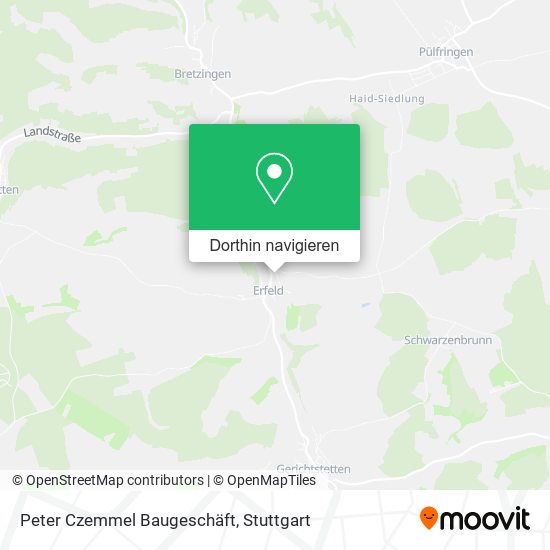 Peter Czemmel Baugeschäft Karte