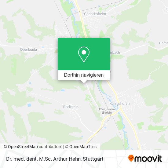 Dr. med. dent. M.Sc. Arthur Hehn Karte