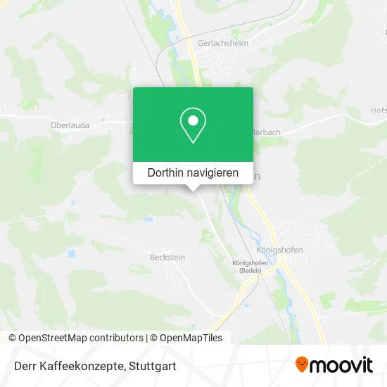 Derr Kaffeekonzepte Karte