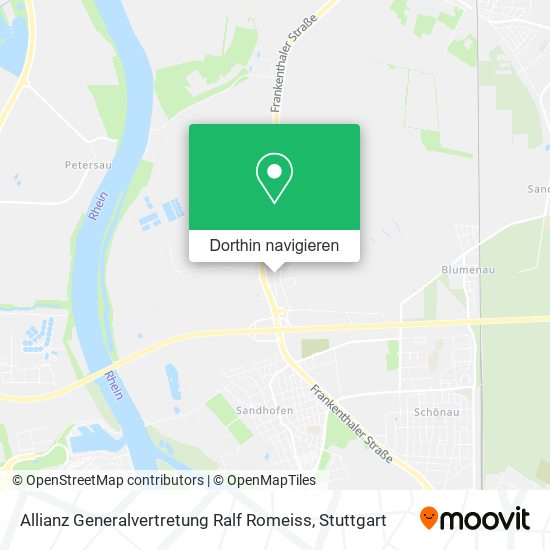 Allianz Generalvertretung Ralf Romeiss Karte