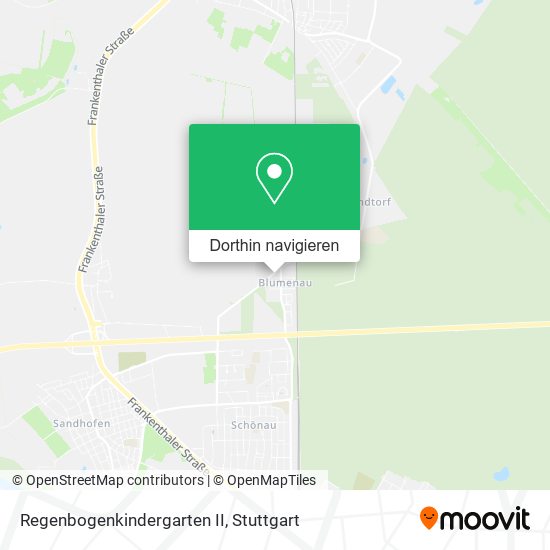 Regenbogenkindergarten II Karte