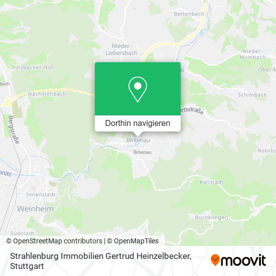 Strahlenburg Immobilien Gertrud Heinzelbecker Karte