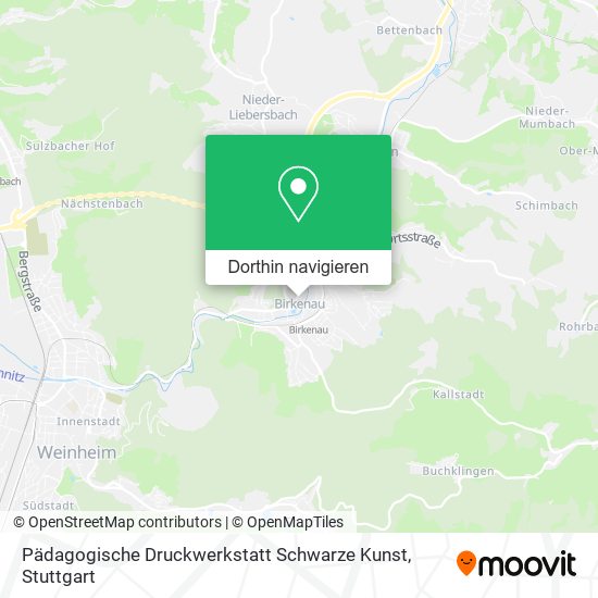 Pädagogische Druckwerkstatt Schwarze Kunst Karte