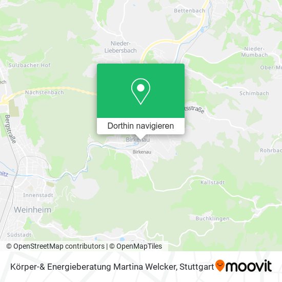 Körper-& Energieberatung Martina Welcker Karte