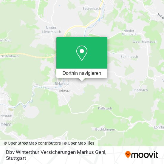 Dbv Winterthur Versicherungen Markus Gehl Karte