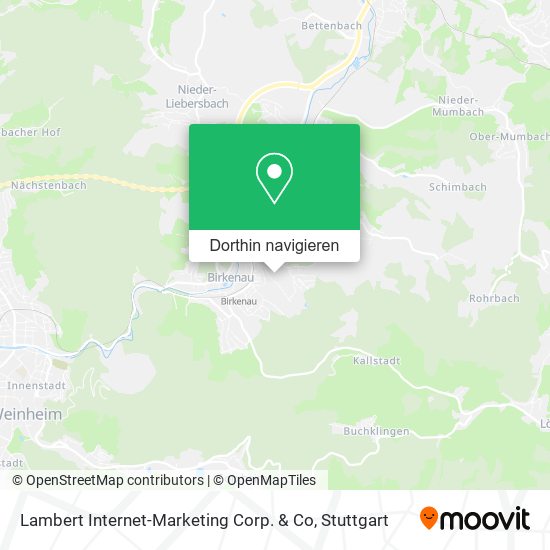 Lambert Internet-Marketing Corp. & Co Karte