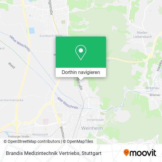 Brandis Medizintechnik Vertriebs Karte