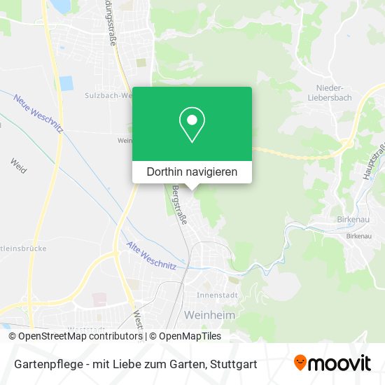 Gartenpflege - mit Liebe zum Garten Karte