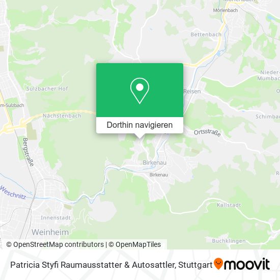 Patricia Styfi Raumausstatter & Autosattler Karte