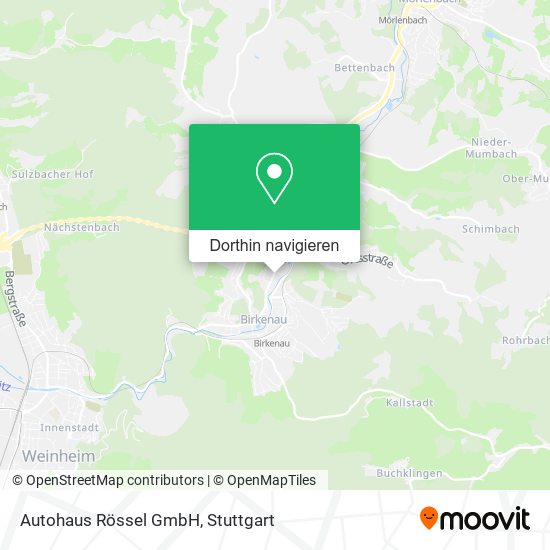 Autohaus Rössel GmbH Karte