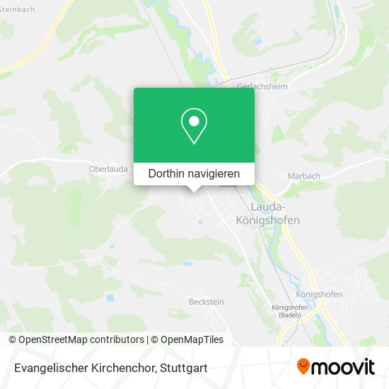 Evangelischer Kirchenchor Karte