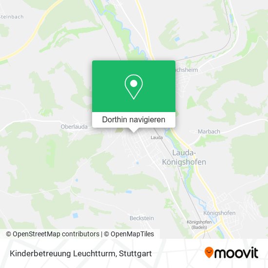 Kinderbetreuung Leuchtturm Karte