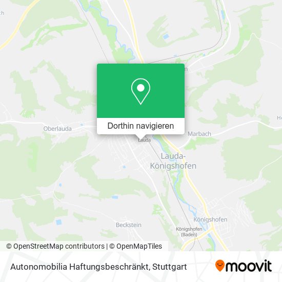 Autonomobilia Haftungsbeschränkt Karte