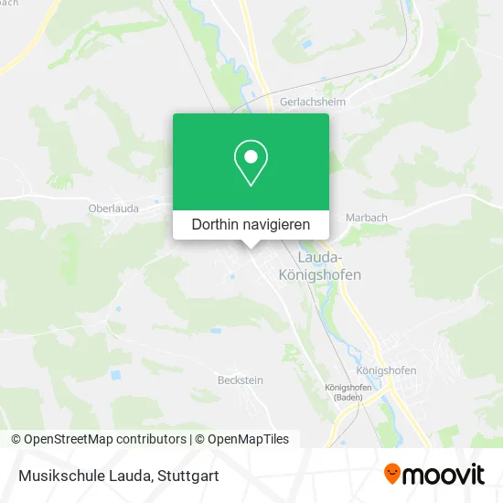 Musikschule Lauda Karte