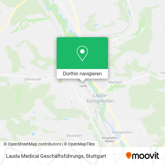 Lauda Medical Geschäftsführungs Karte