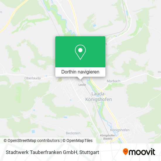 Stadtwerk Tauberfranken GmbH Karte