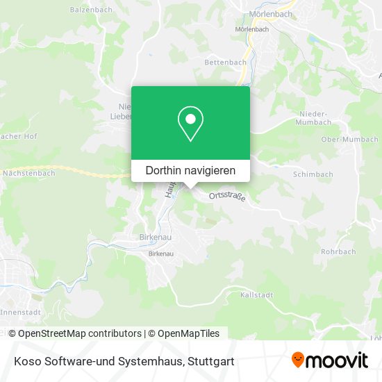 Koso Software-und Systemhaus Karte