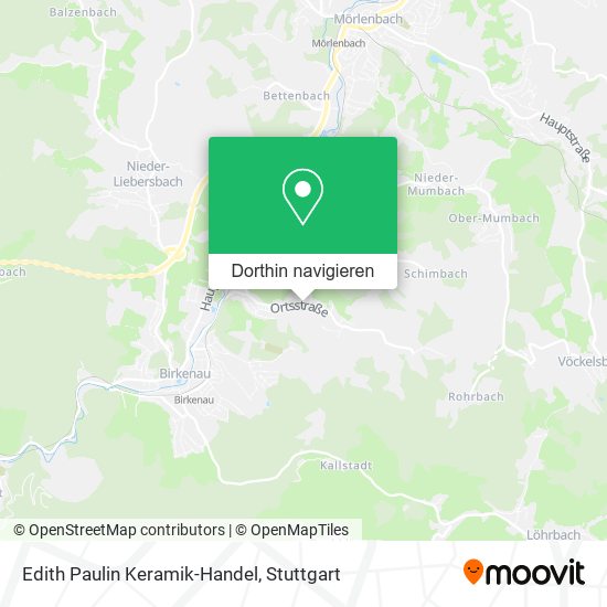 Edith Paulin Keramik-Handel Karte