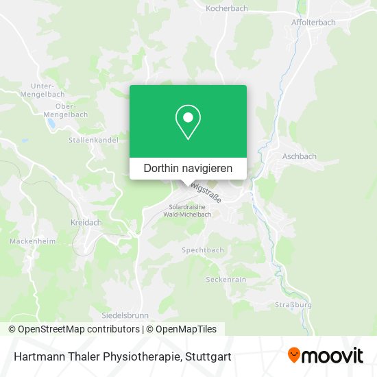 Hartmann Thaler Physiotherapie Karte