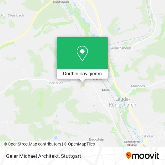 Geier Michael Architekt Karte