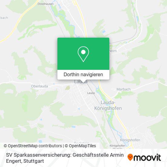 SV Sparkassenversicherung: Geschäftsstelle Armin Engert Karte