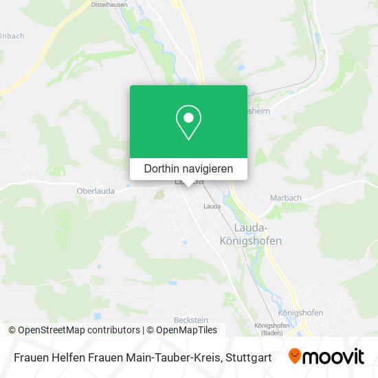 Frauen Helfen Frauen Main-Tauber-Kreis Karte