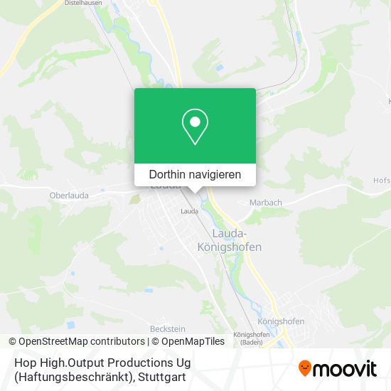 Hop High.Output Productions Ug (Haftungsbeschränkt) Karte