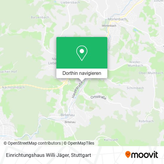 Einrichtungshaus Willi Jäger Karte