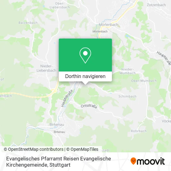 Evangelisches Pfarramt Reisen Evangelische Kirchengemeinde Karte