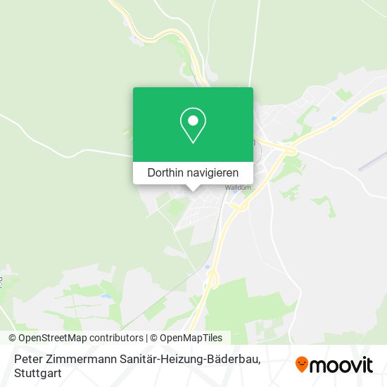 Peter Zimmermann Sanitär-Heizung-Bäderbau Karte