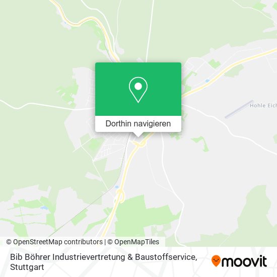 Bib Böhrer Industrievertretung & Baustoffservice Karte