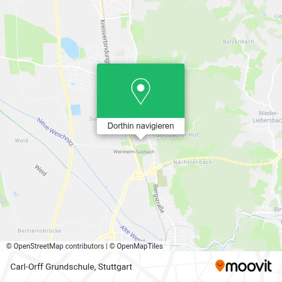 Carl-Orff Grundschule Karte