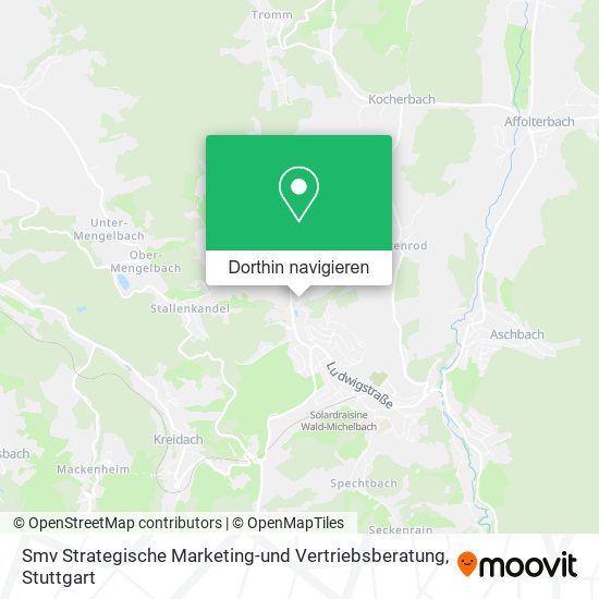 Smv Strategische Marketing-und Vertriebsberatung Karte